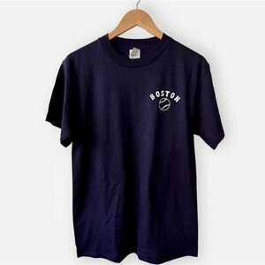 I Support 2 Teams, Boston and Whoever Beats New York VINTAGE Graphic Tee. Medium